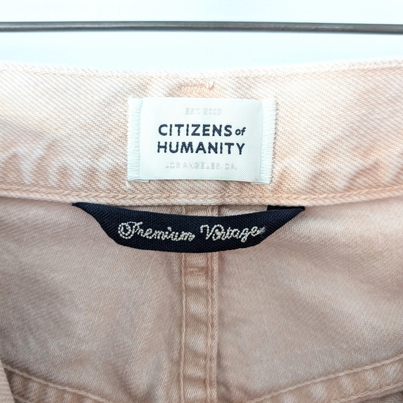 Citizens Of Humanity Women's Jolene High Rise Vintage Inspired Peach Jeans Sz29 - Picture 7 of 16